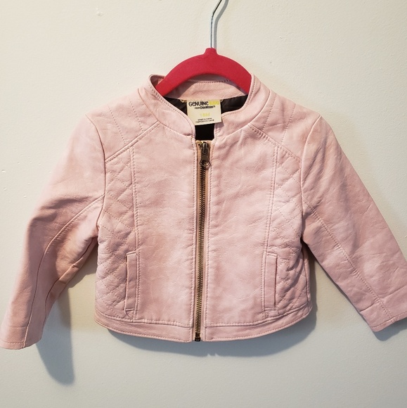 Toddler Faux Leather Coat - Picture 2 of 3